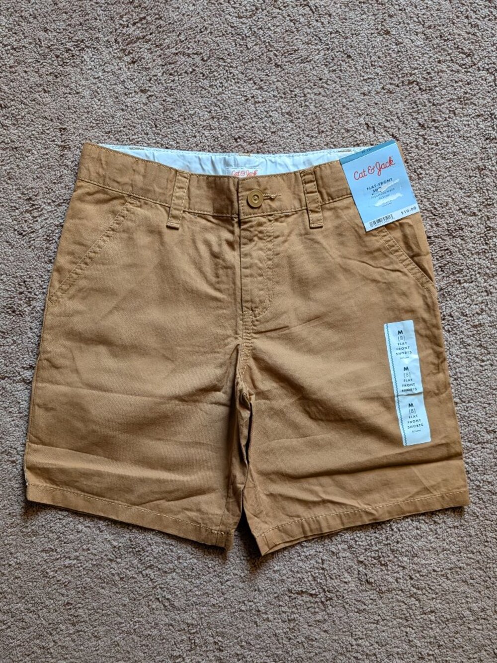 Cat & Jack Shorts Boys Size 8 Medium Blue Brown Grey - Picture 6 of 9